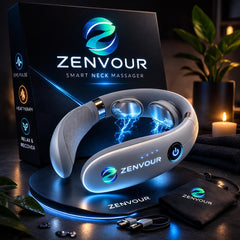 Portable 4D Electric Neck & Shoulder Massager USB Rechargeable Heating Hot Pressing Magnetic Pulse Neck Massage Instrument